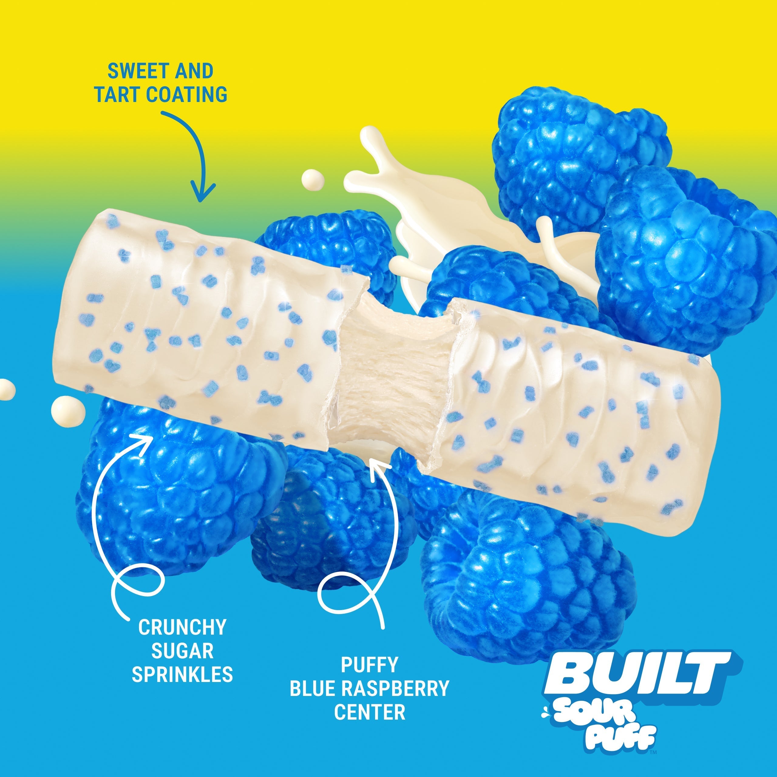 Blue Razz Blast Sour Puff 4ct A2
