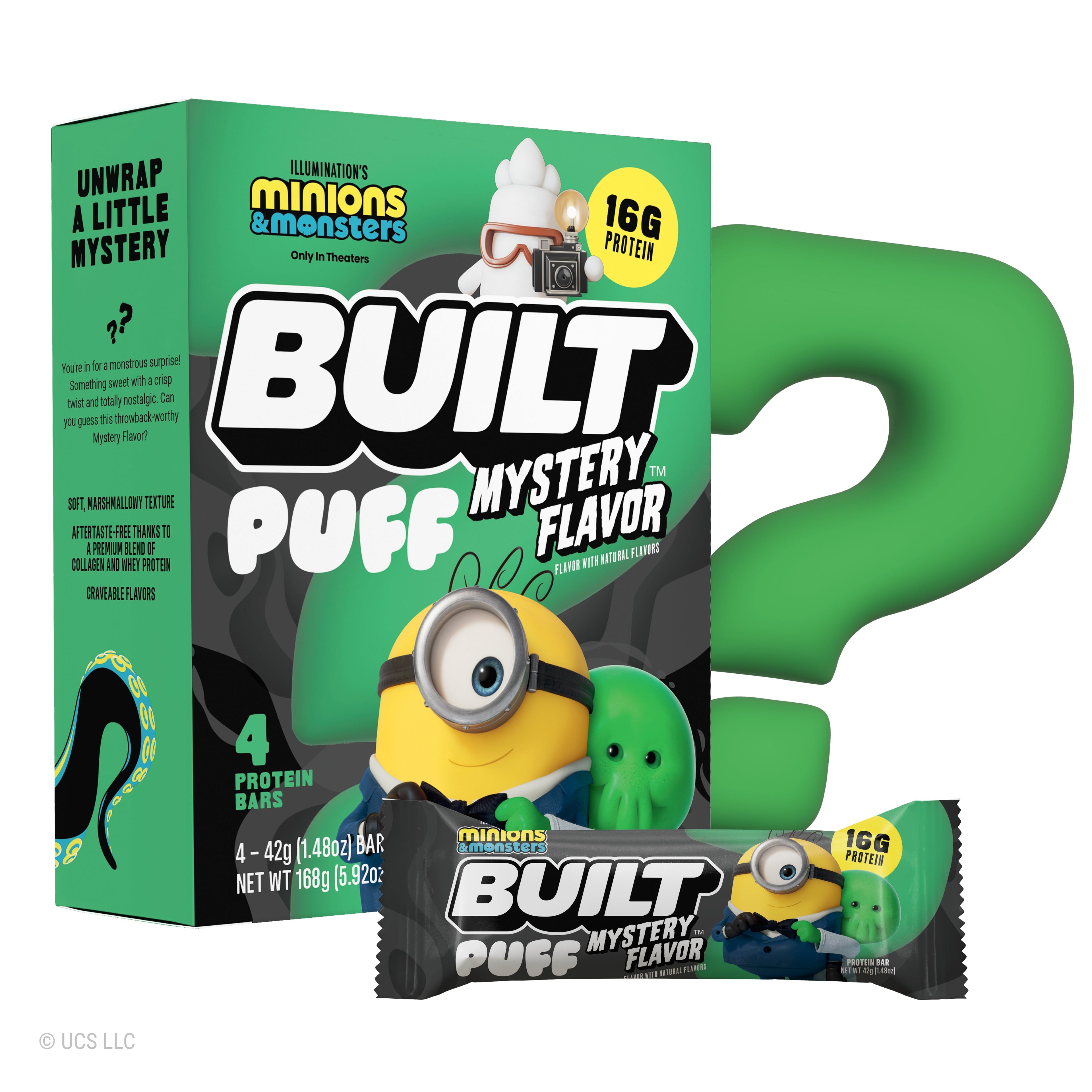 Minions and Monsters Mystery Puff 4ct F6