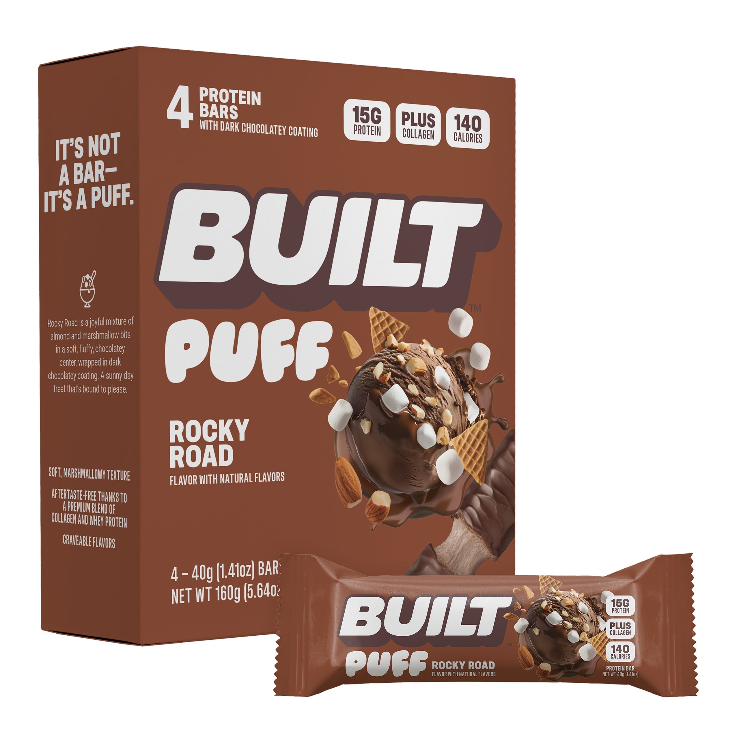 Rocky Road Puff 4ct X4