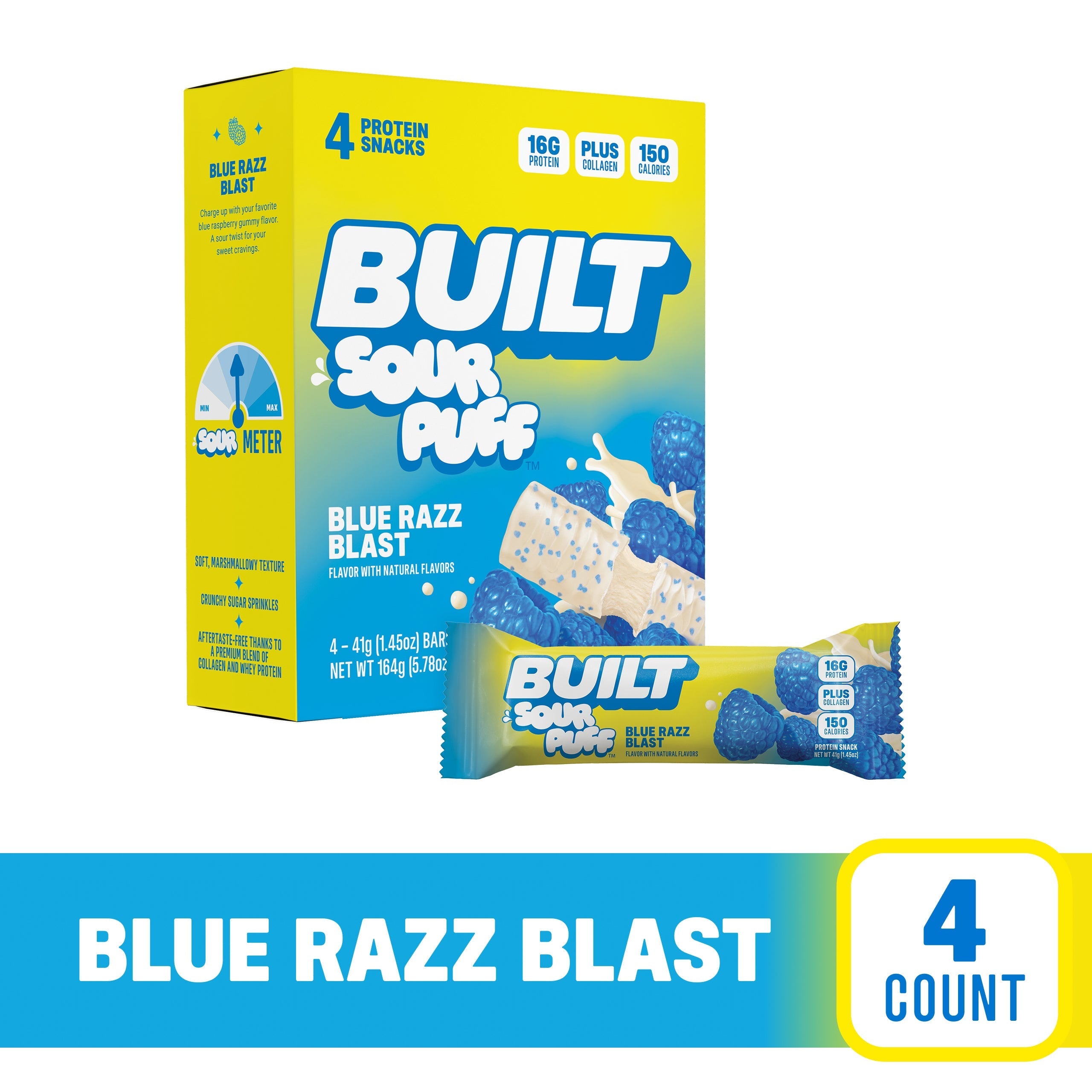 Blue Razz Blast Sour Puff 4ct A2