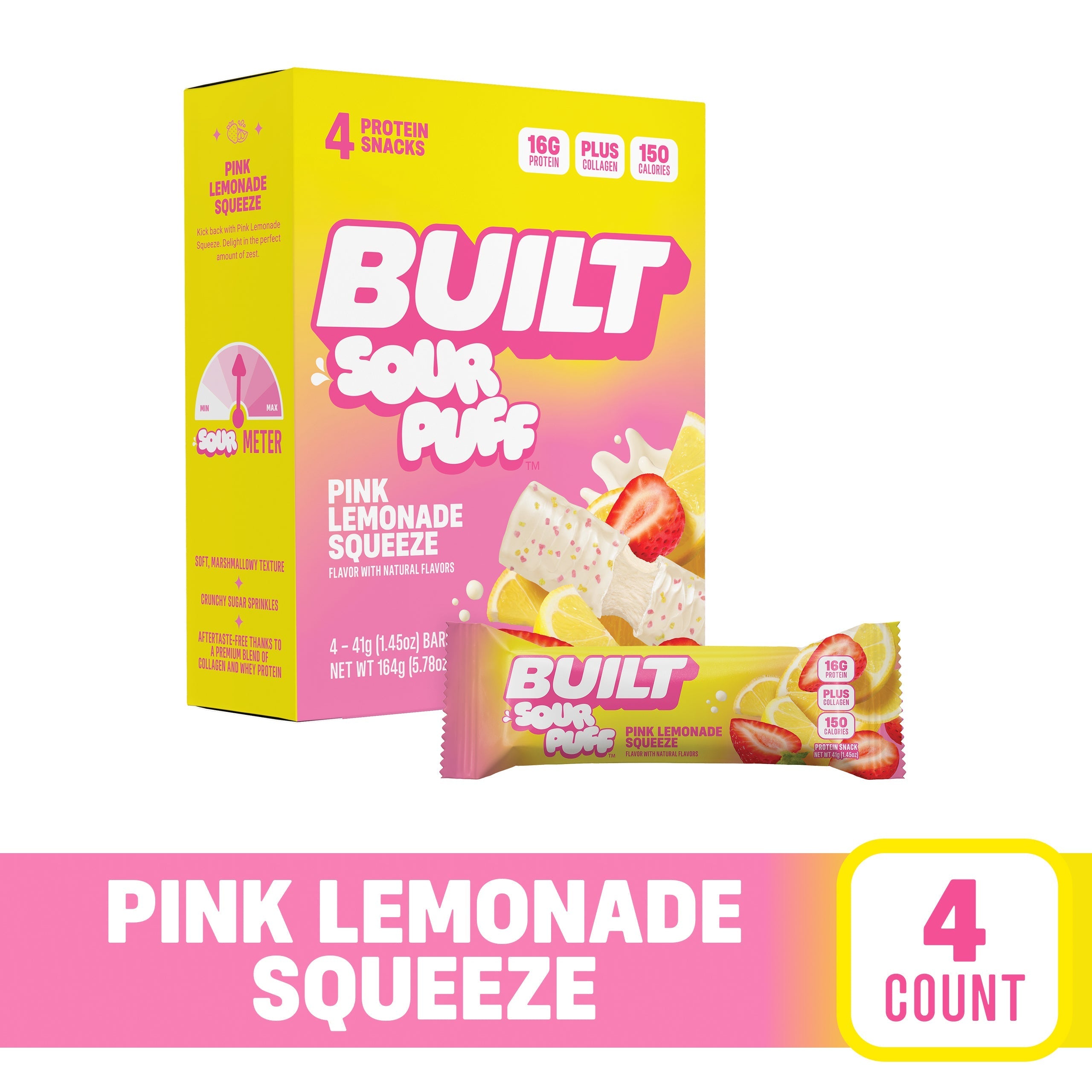 Pink Lemonade Squeeze Sour Puff 4ct N9