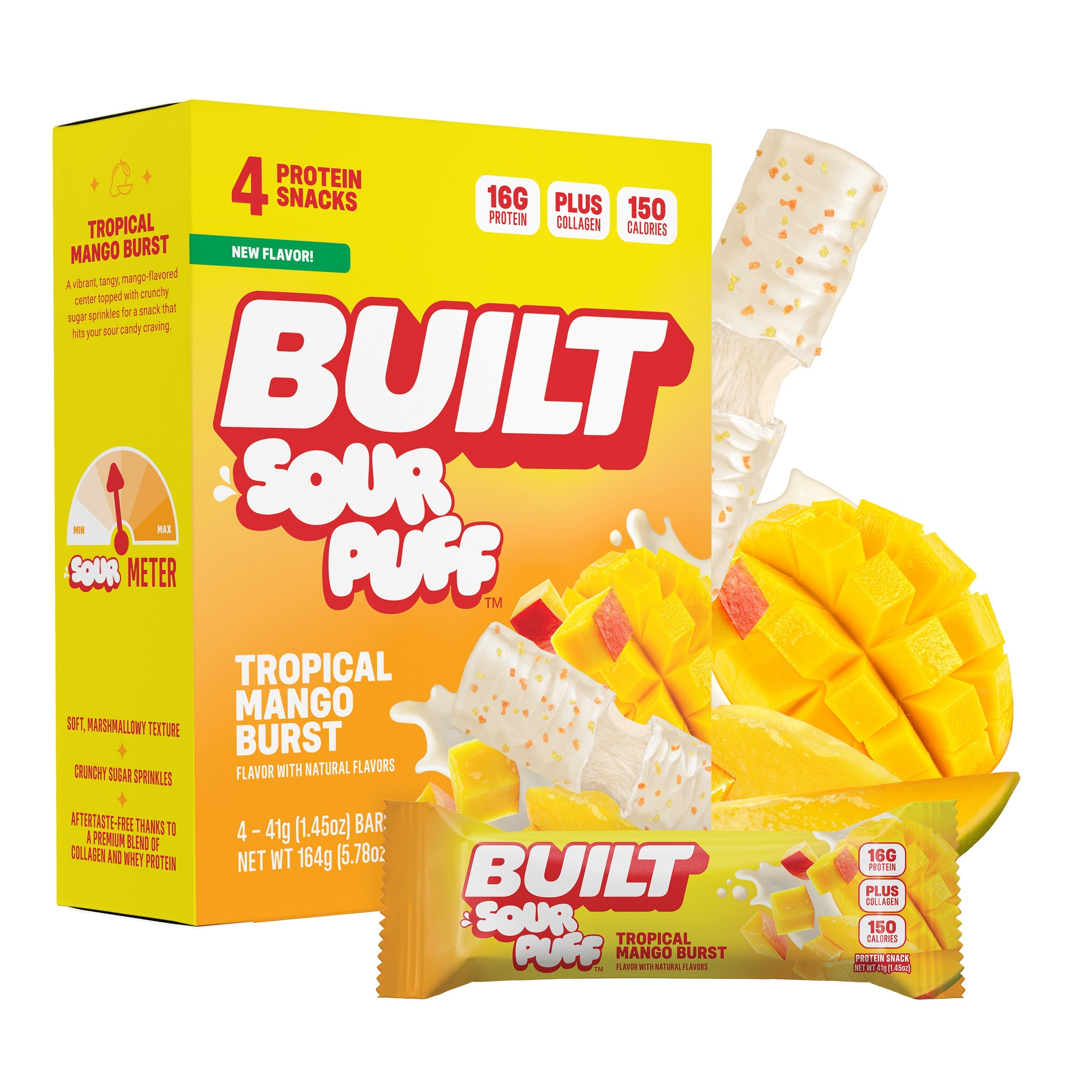 Tropical Mango Burst Sour Puff 4ct G0