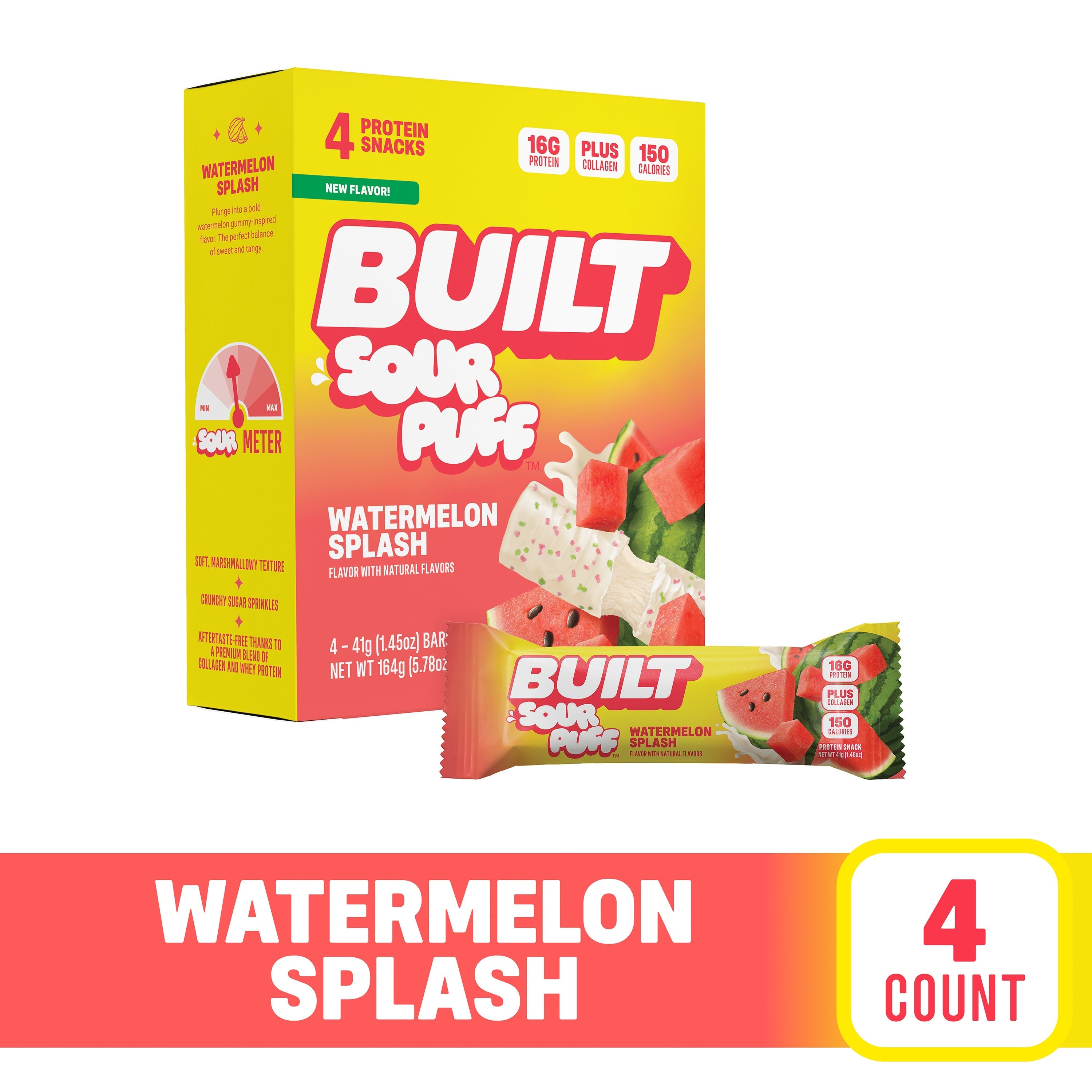 Watermelon Splash Sour Puff 4ct I0