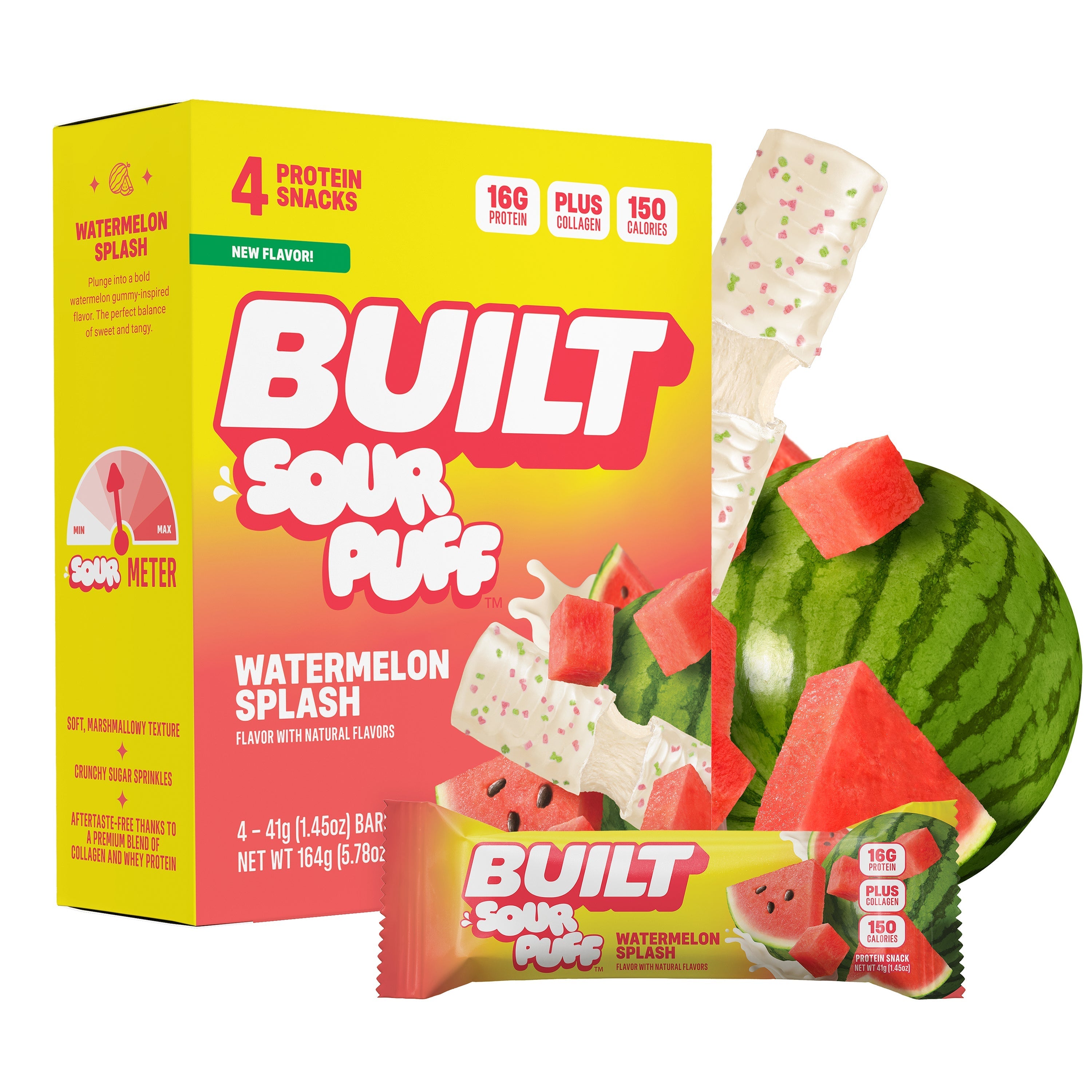 Watermelon Splash Sour Puff 4ct I0